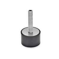 GN 439.5 Stainless Steel Levelling Feet with Rubber Underlay Vulcanized